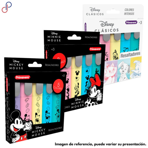 Resaltadores Primavera Mickey / Minnie / Disney