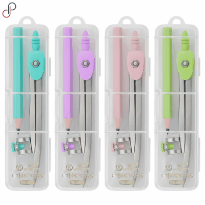 Compas Económico con Lápiz Pastel