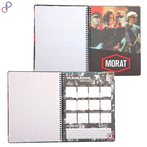 Cuaderno Primavera Argollado Grande Morat - Imagen 4