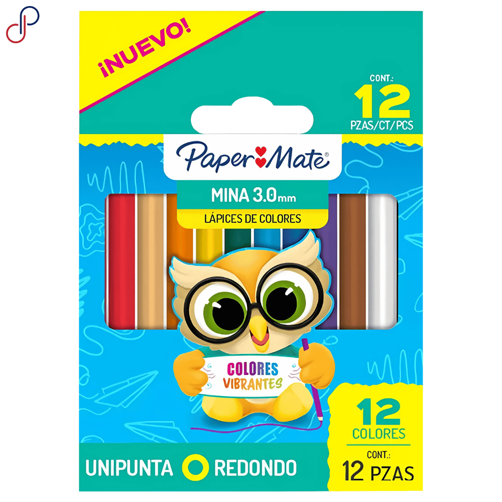 Colores Paper Mate Cortos x12