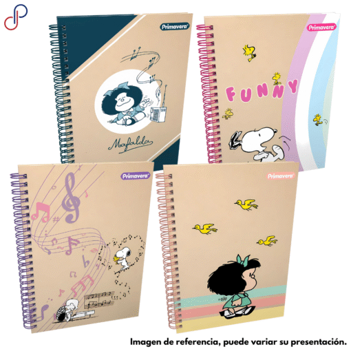 Cuaderno Primavera Argollado Kraft - Imagen 2