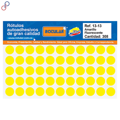 Rótulo Adhesivo Rotular 13-13 Multicolor - Imagen 3