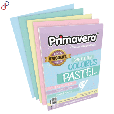 Cartulina Primavera 1/8 Pastel x10