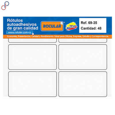 Rótulo Adhesivo Rotular 69-35