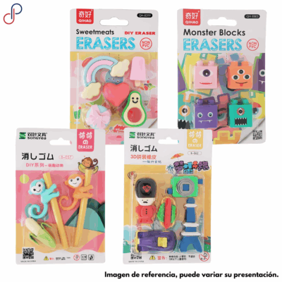 Borrador Muñecos - Surtidos