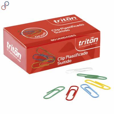 Gancho Clip Tritón Colores x80