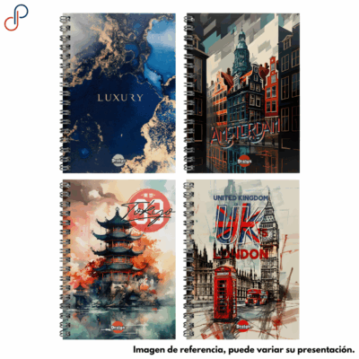 Cuaderno Lukis Argollado Grande Desing