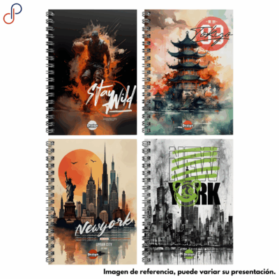 Cuaderno Lukis Argollado Pequeño 7 Materias Desing