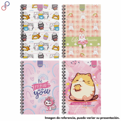 Cuaderno Lukis Argollado Pequeño Muñecos