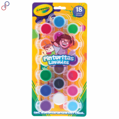 Mini Pinturas Crayola Lavables x18