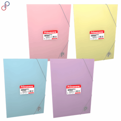 Carpeta Liga Primavera Plástica Pastel