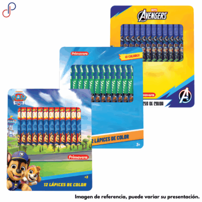 Colores Primavera Caja Metálica Niño x12