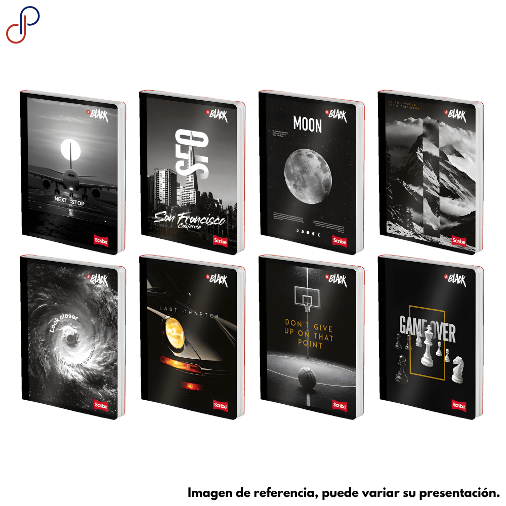 Cuaderno Scribe Cosido Inblack