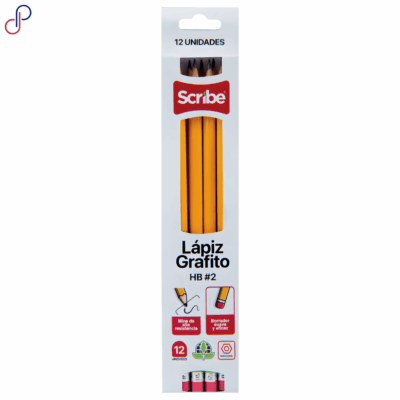 Lápiz Scribe Grafito x12