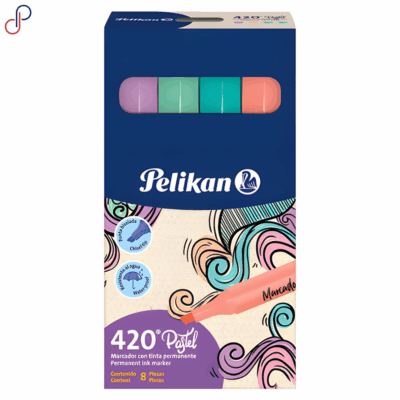 Marcadores Pelikan 420 Pastel x8