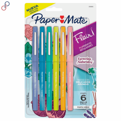 Plumígrafo Paper Mate Flair x6