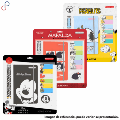 Set de Notas Primavera - Personajes