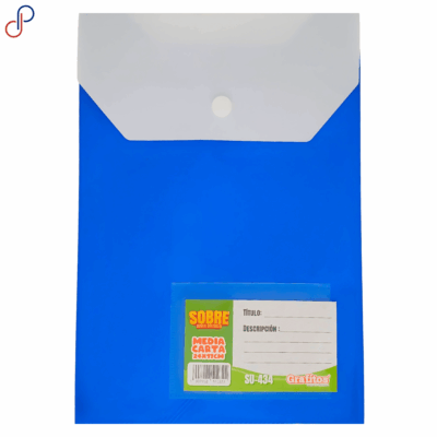 Sobre Broche Grafitos 1/2 Carta Vertical Doble Servicio x12