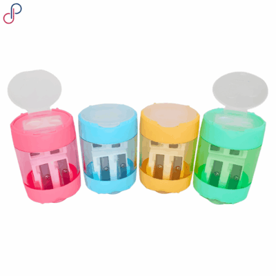 Tajalápiz 4 en 1 con Deposito x12