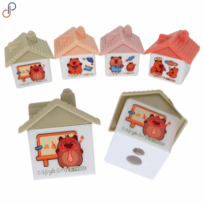 Tajalápiz Casita Capibara Doble Servicio x12