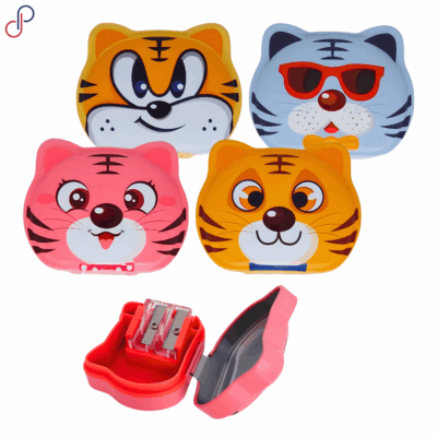 Tajalápiz Metálico Gato Doble Servicio