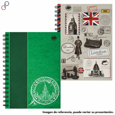 Cuaderno Crazys Love Argollado Pequeño Multimaterias Hombre