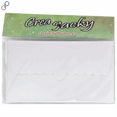 Lluvia de Sobres Blancos Opalina x12