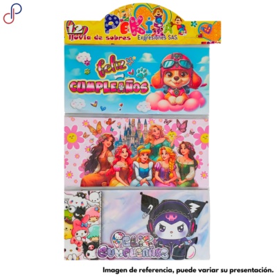 Lluvia de Sobres Escarchados Niña