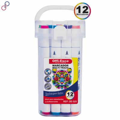 Marcadores Offi-Esco 525-12 Multi-Trazo x12