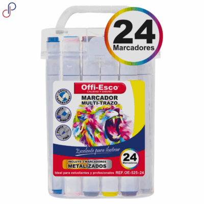 Marcadores Offi-Esco 525-24 Multi-Trazo x24