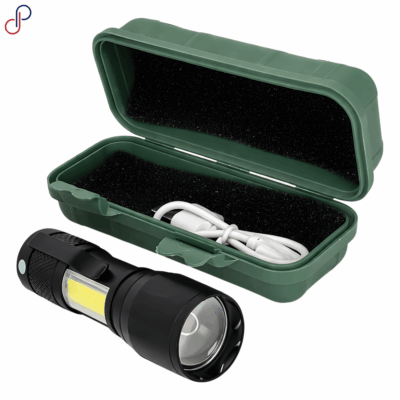 Linterna Metálica LED Recargable Pequeña