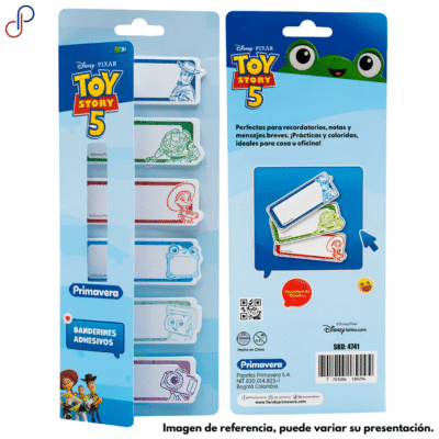 Set de Notas Adhesivas Primavera Toy Story