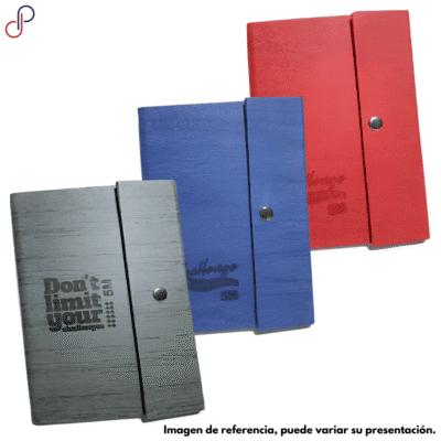 Cuaderno Nessan con Solapa Multimaterias Hombre