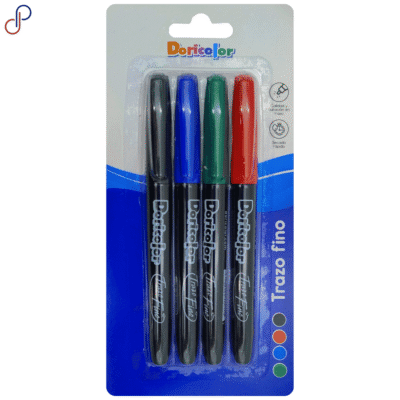 Marcador Doricolor Trazo Fino x4